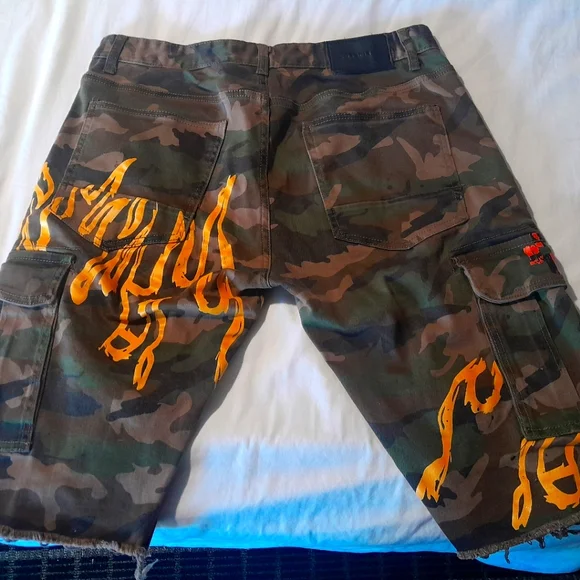 Hand painted unique pants.